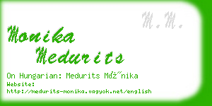 monika medurits business card